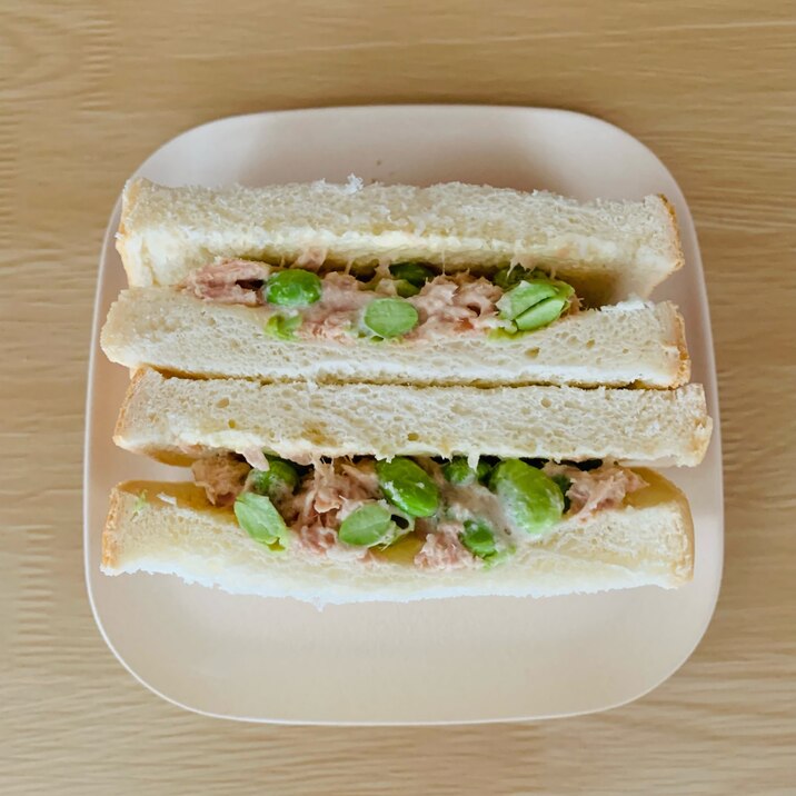 サンドイッチ♡ツナ・マヨネーズ・枝豆